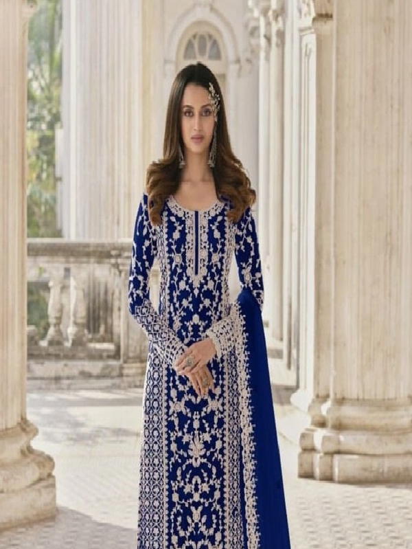 DVD 5014 BY SAGAR IMPEX DESIGNER EMBROIDERY SALWAR SUIT WHOLESALER IN SURAT