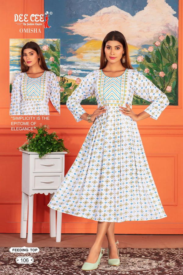 OMISHA BY SAGAR IMPEX DESIGNER LONG KURTI WHOLESALER IN INDIA