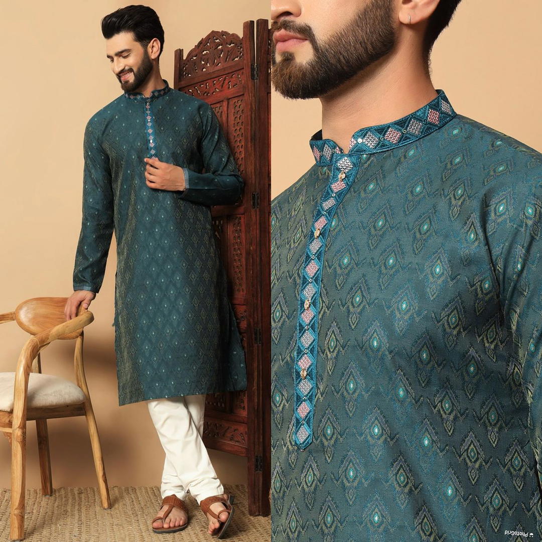 UTSAV 6.0 BY BILEHILLS DESIGNER SILK KURAT AND PYJAMA WHOLESALER IN INDIA 1