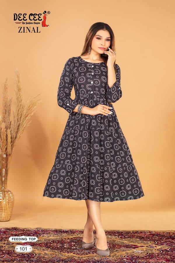 ZINAL BY SAGAR IMPEX DESIGNER LONG KURTI WHOLESALER IN INDIA