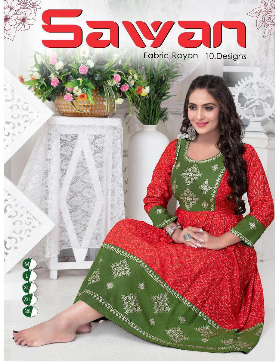 SAWAN VOL 1 BY FASHON TALK DESIGNER SHORT WHOLESALER IN INDIA 1