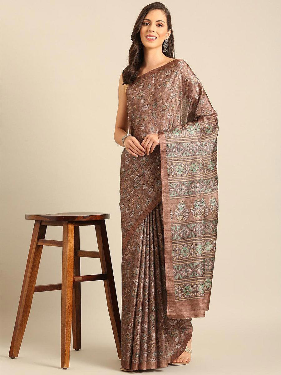 Katha Handloom Silk BY BUNAWAT DESIGNER COTTON SAREE WHOLESALER IN INDIA 1