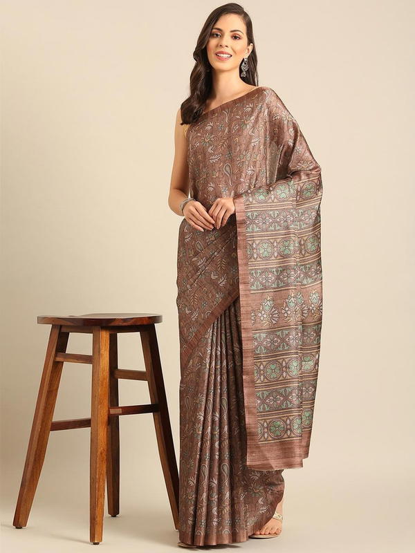 Katha Handloom Silk BY BUNAWAT DESIGNER COTTON SAREE WHOLESALER IN INDIA