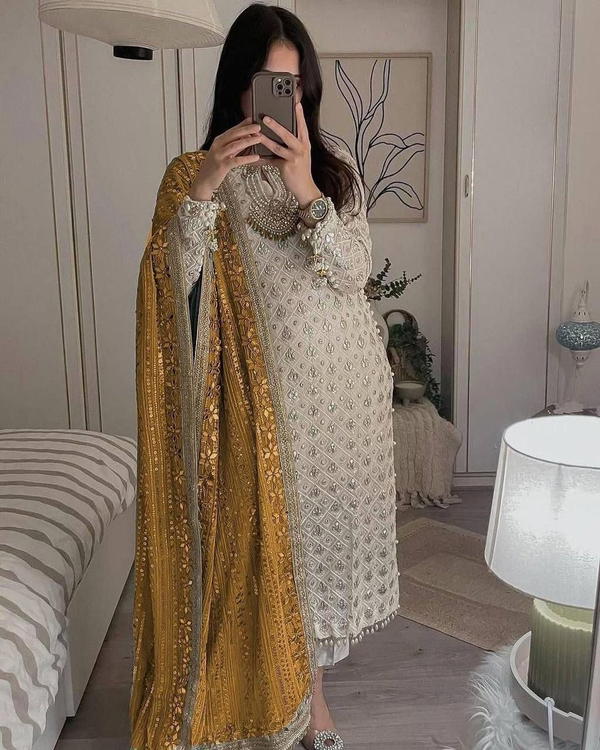 PAL1345 SAGAR IMPEX DESIGNER EMBRODERY SALWAR SUIT WHOLESALER IN INDIA
