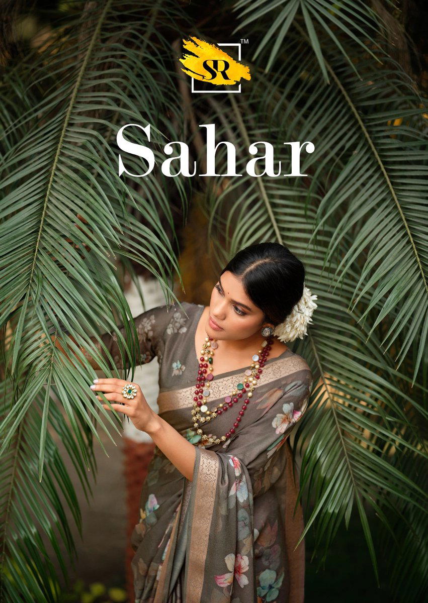 SAHAR BY STAVAN DESIGNER DIGITAL PRINT SAREE WHOLESALER IN INDIA 1