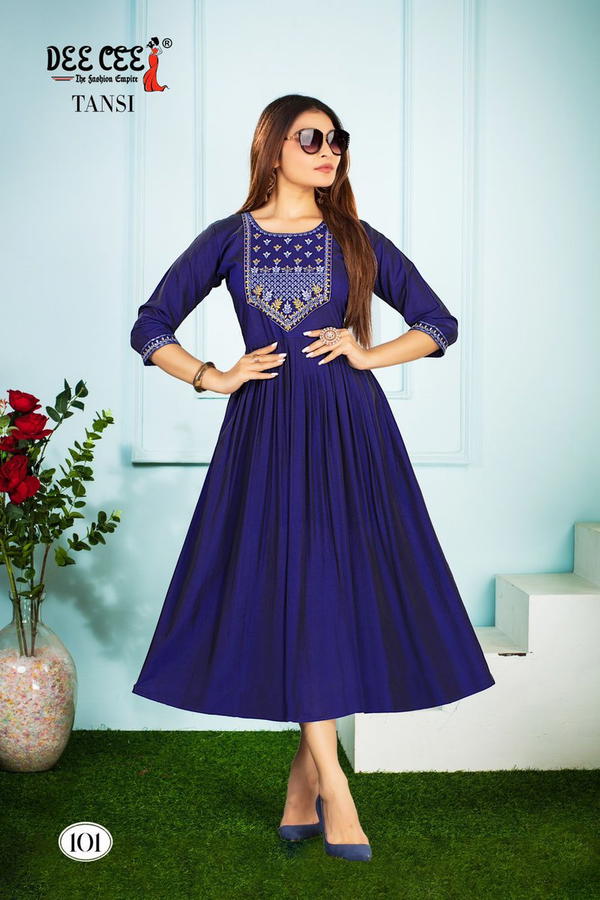 TANSI BY SAGAR IMPEX DESIGNER LONG KURTI WHOLESALER IN INDIA