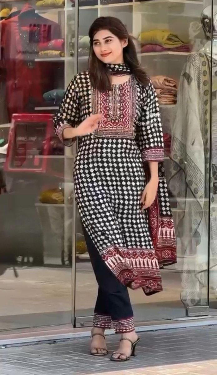 BLACK CHESS BY MAHEK KURTIS DESIGNER SALWAR SUIT WHOLESALER IN SURAT 1