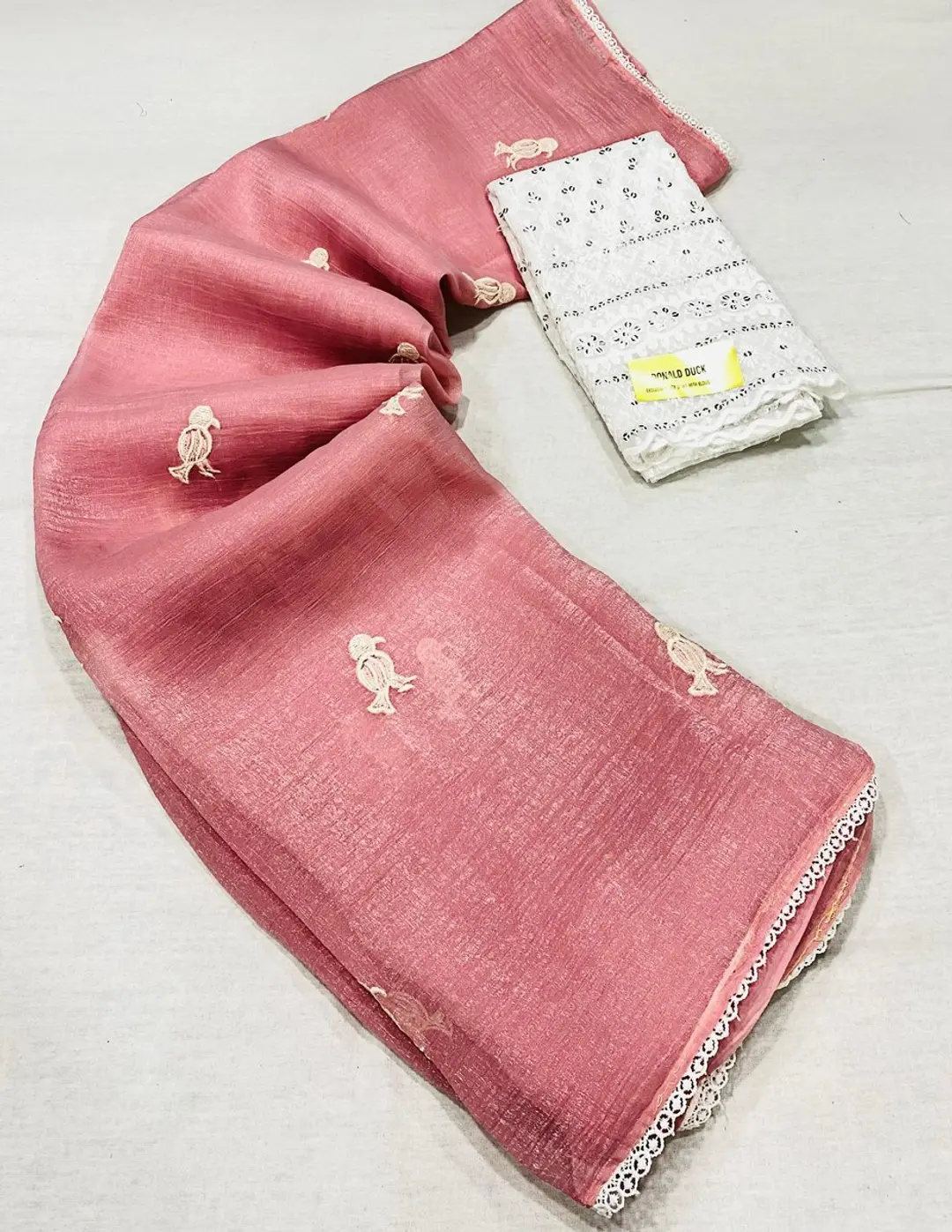 DONALD DUCK BY RAJYOG DESIGNER GEORGETTE SAREE WHOLESALER IN INDIA 1