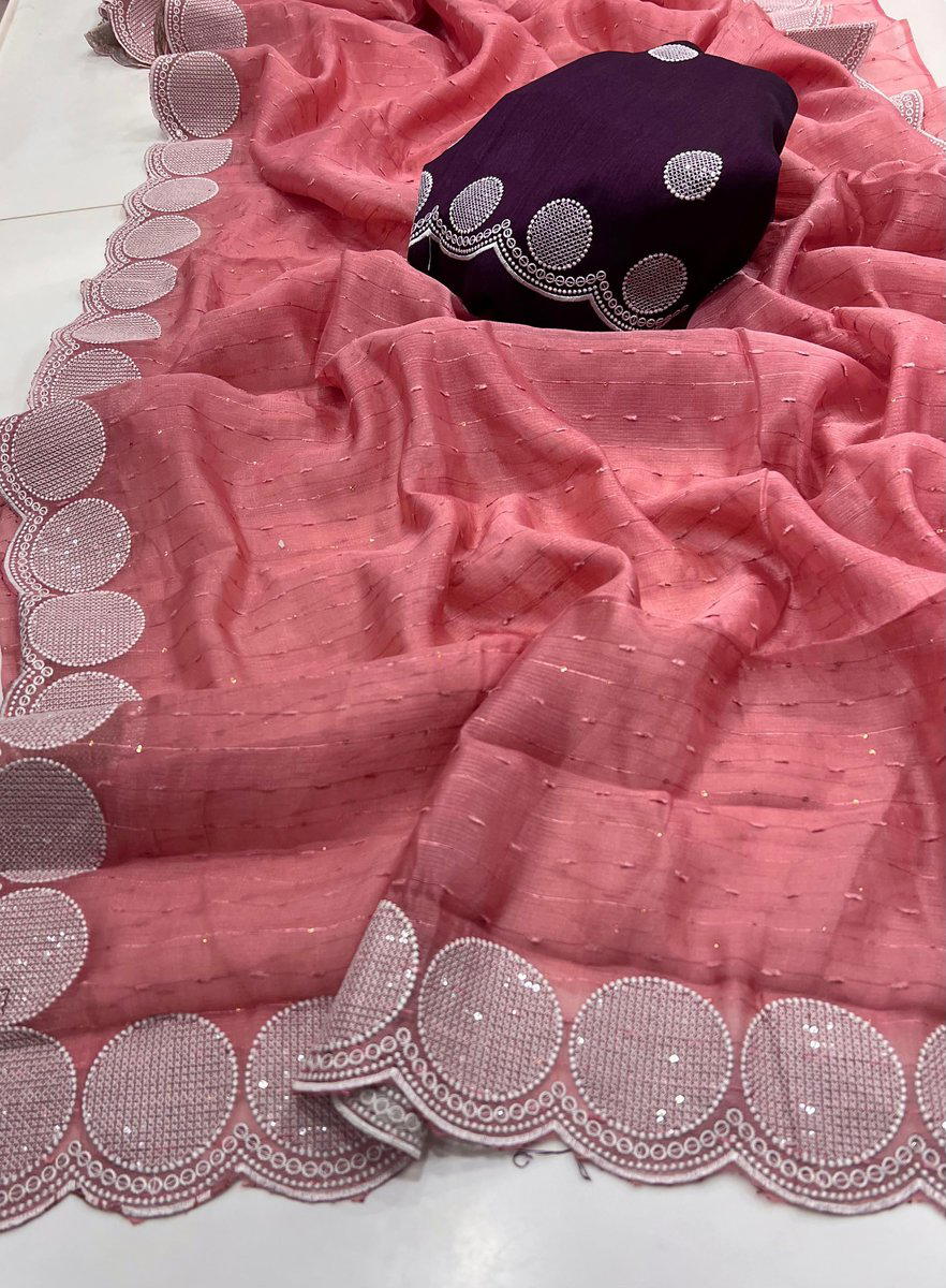 POONAM BY RAJYOG DESIGNER EMBROIDERY SAREE WHOLESALER IN INDIA 1