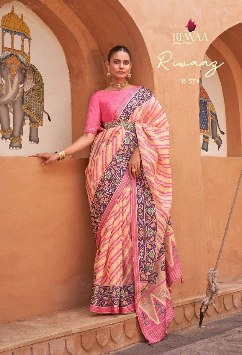 Riwaaz BY REWAA DESIGNER SILK SAREE WHOLESALER IN INDIA 1
