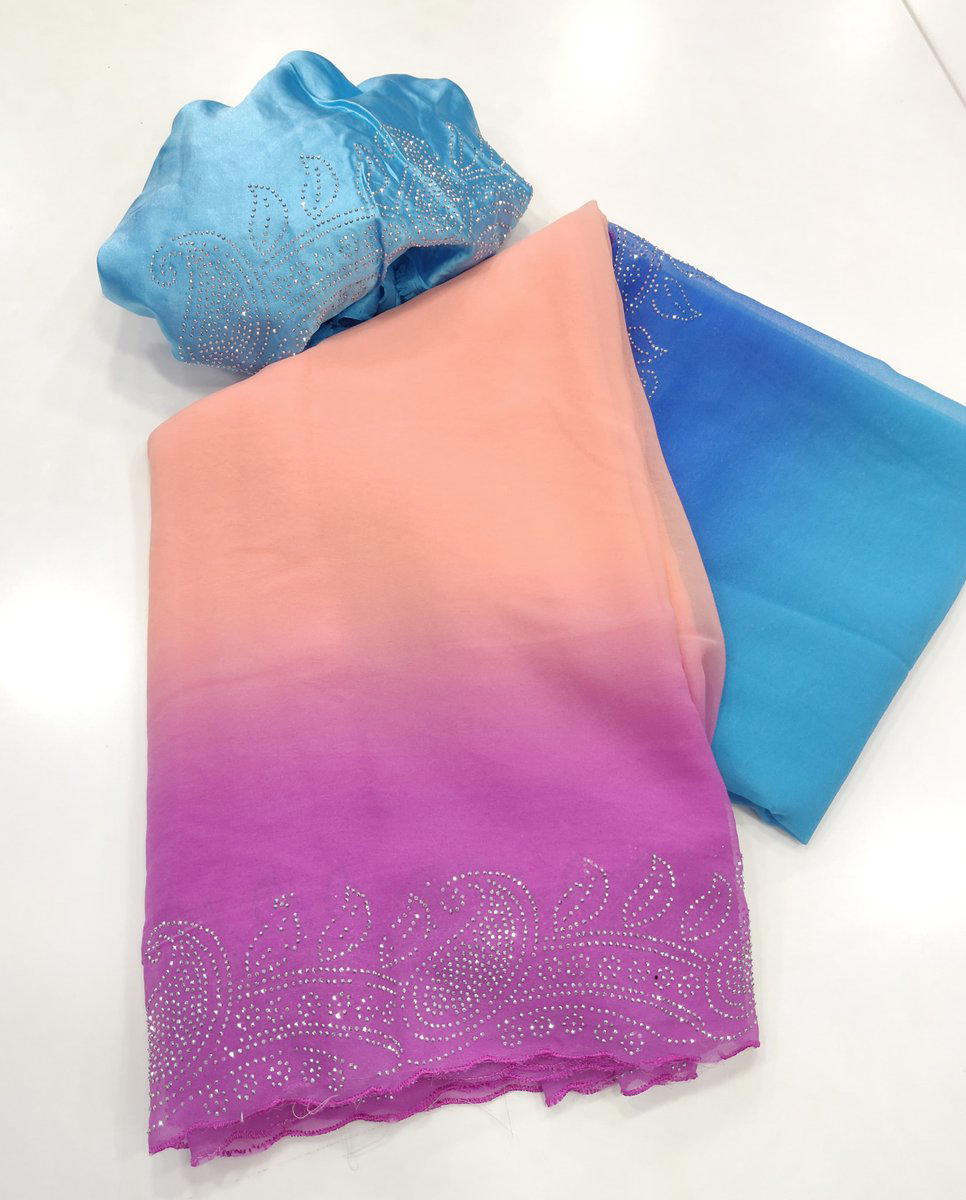 Aliya Swarovski BY RAJYOG DESIGNER GEORGETTE SAREE WHOLESALER IN INDIA 1