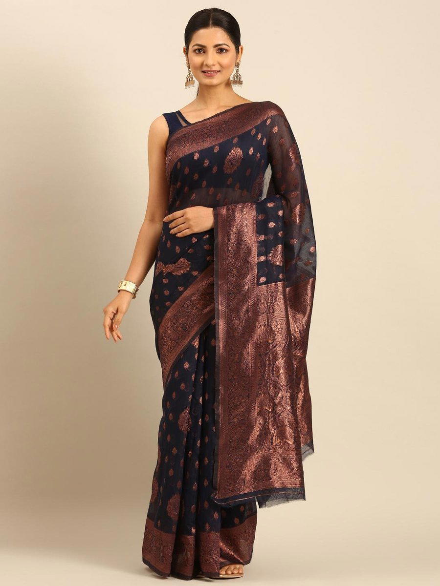 RASMIKA BY BUNAWAT DESIGNER COTTON SAREE WHOLESALER IN INDIA 1