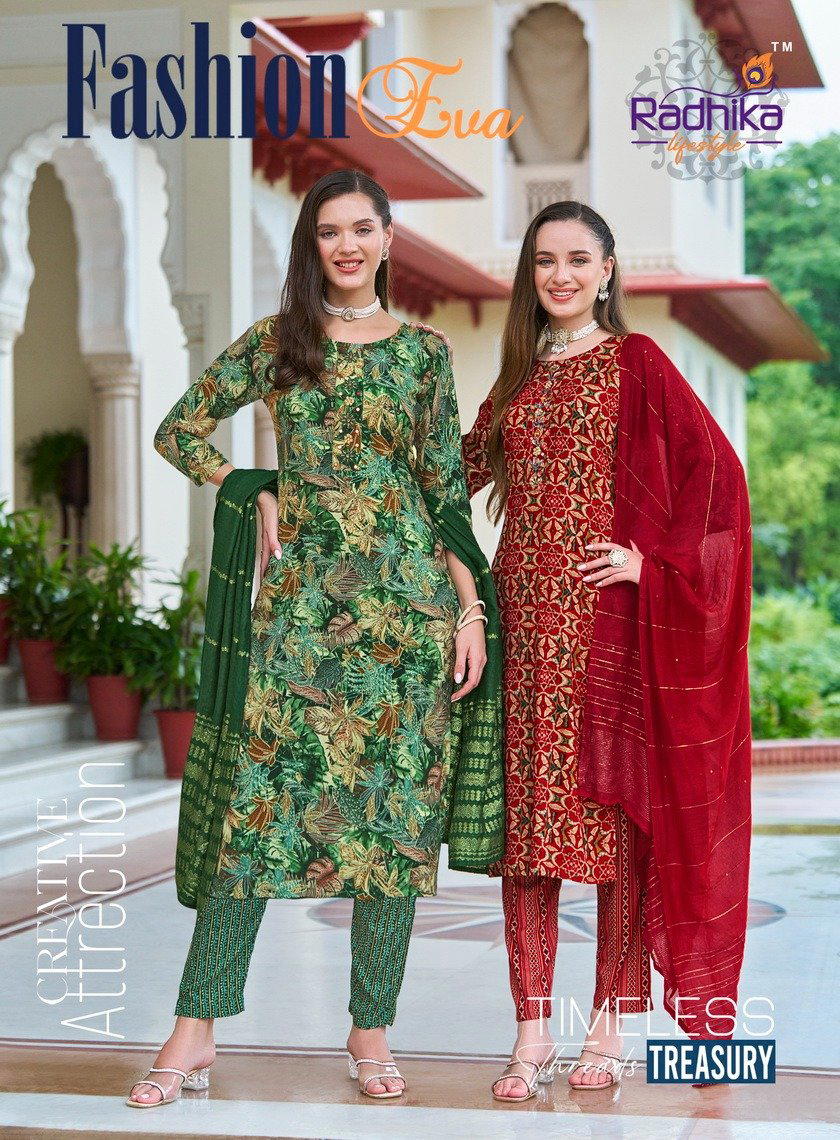 FASHION EVA VOL1 BY RADHIKA LIFE STYLE DESIGNER SALWAR SUIT WHOLESALER IN INDIA 1