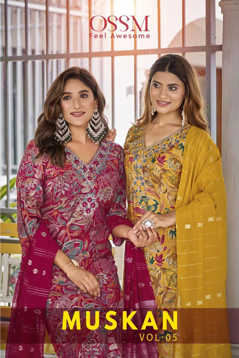 MUSKAN VOL 5 BY OSSM DESIGNER SALWAR SUIT WHOLESALER IN INDIA 1