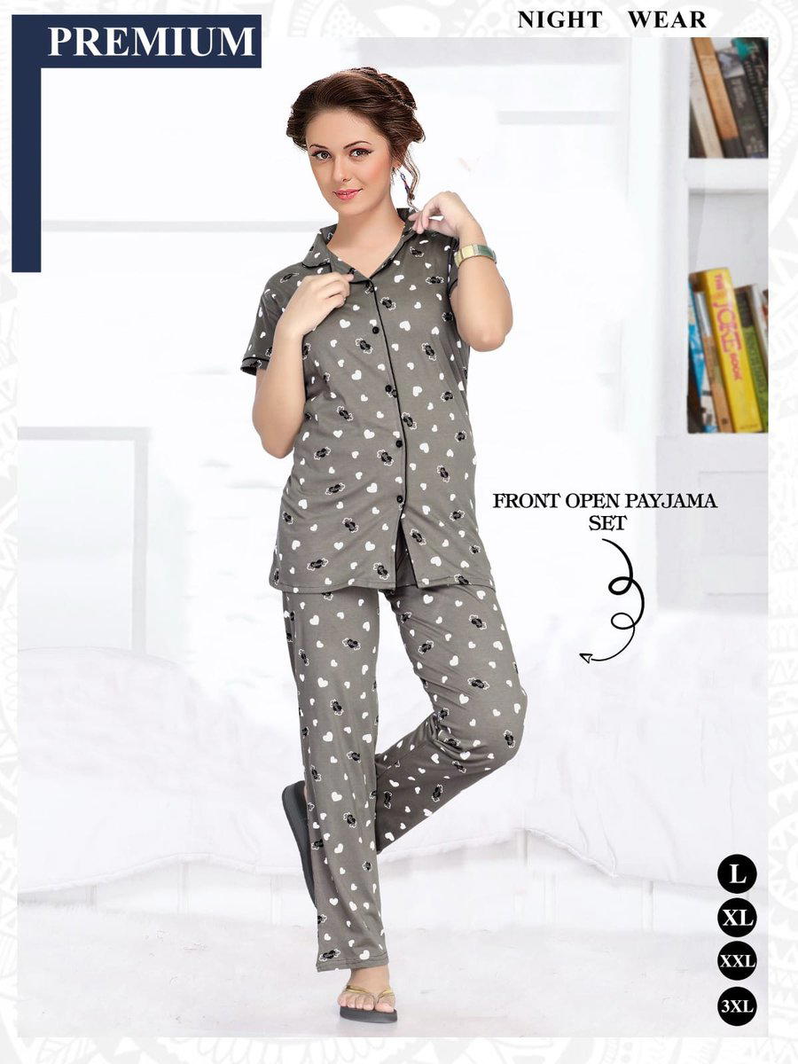 VOL AT 1011 BY SAGAR IMPEX DESIGNER NIGHT SUIT WHOLESALER IN INDIA 1