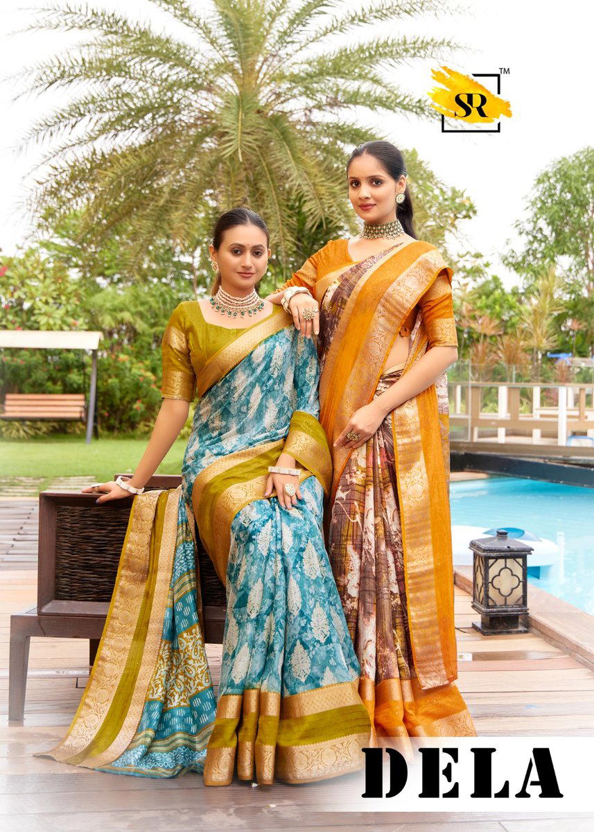 DELA BY STAVAN DESIGNER SILK SAREE WHOLESALER IN INDIA 1
