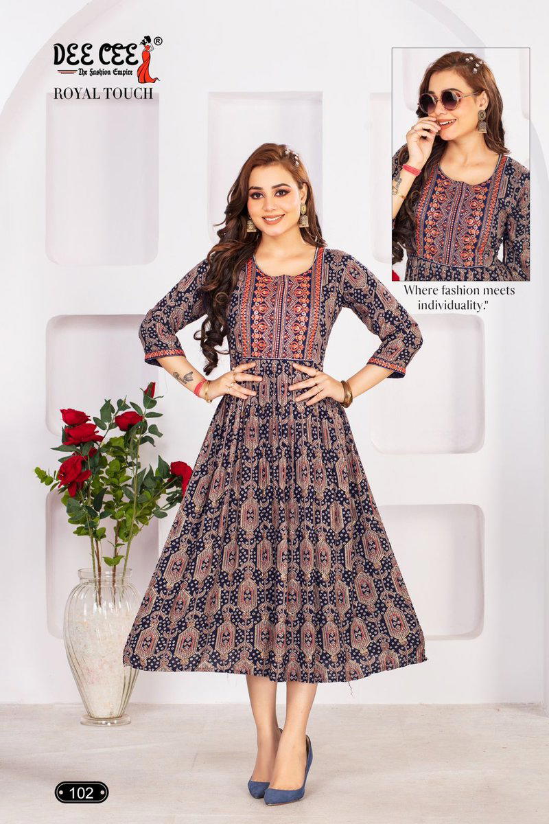 ROYAL TOUCH BY SAGAR IMPEX DESIGNER EMBROIDERY GOWN WHOLESALER IN INDIA 1