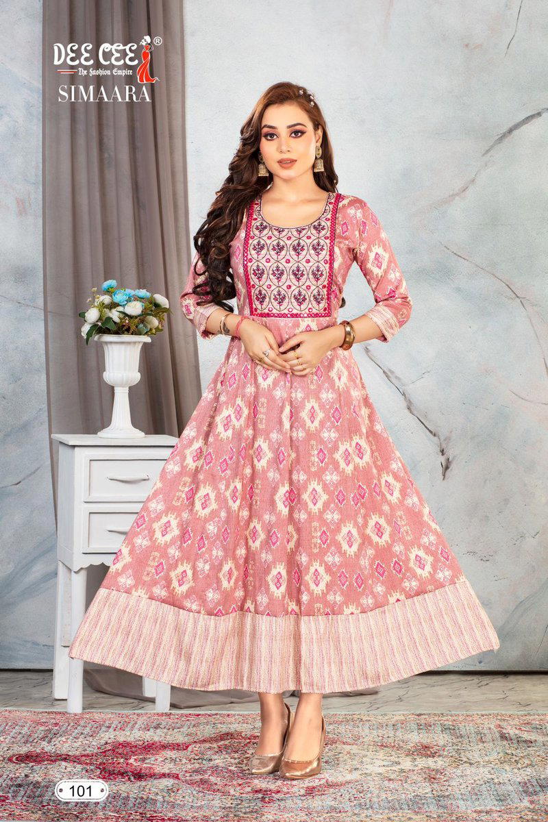 SIMAARA BY SAGAR IMPEX DESIGNER EMBROIDERY GOWN WHOLESALER IN INDIA 1