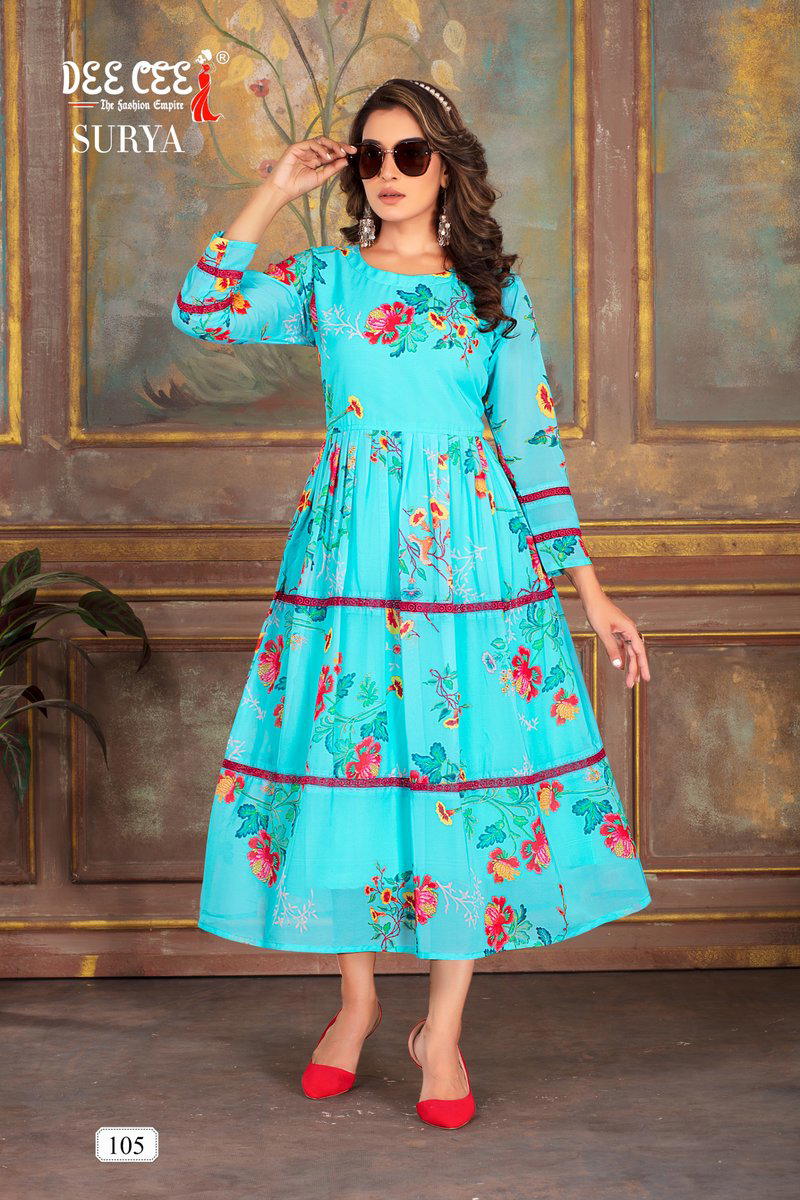 SURYA BY SAGAR IMPEX DESIGNER SHORT WESTERN WEAR WHOLESALER IN INDIA 1