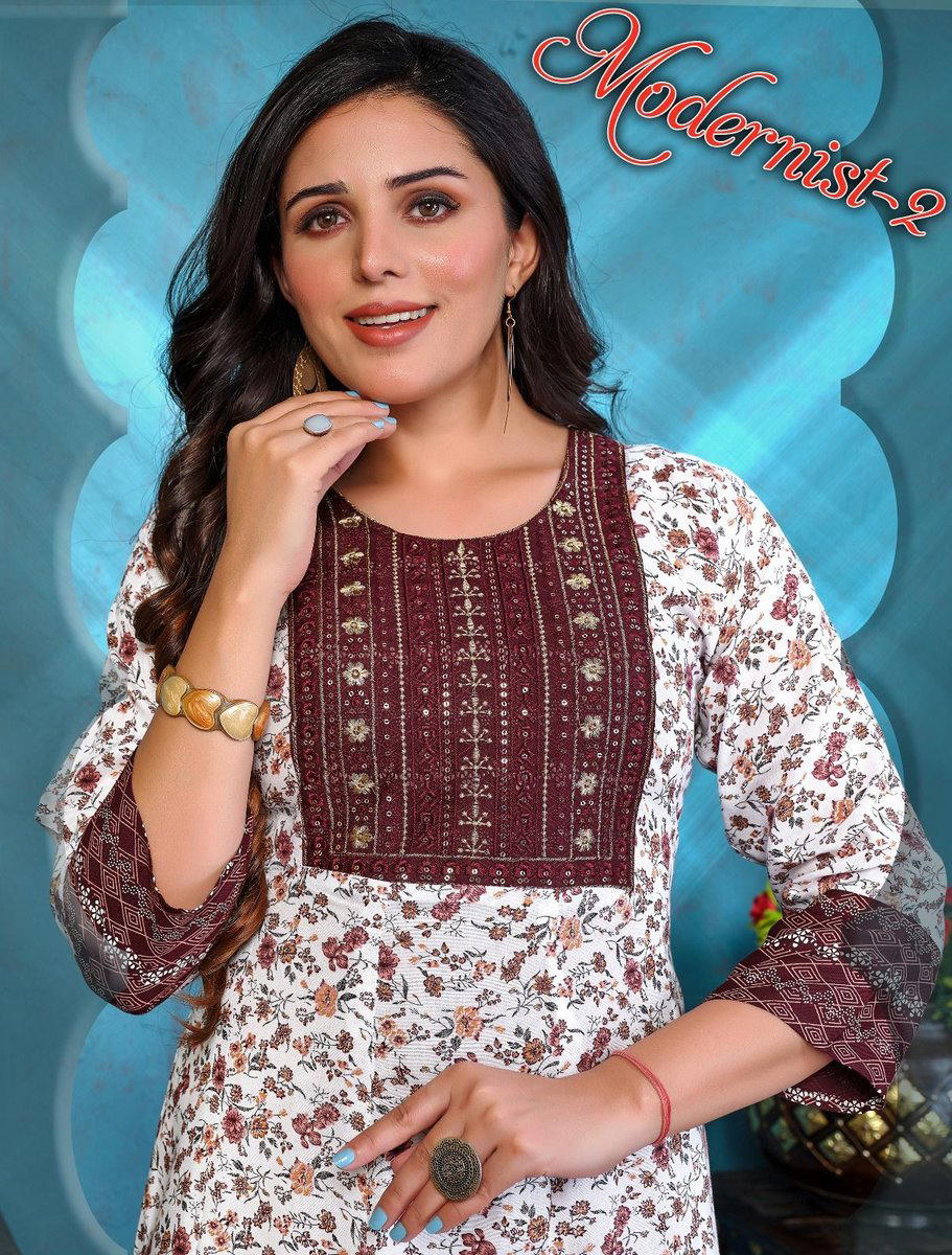 MODERN NIST 2 BY FASHION TALK DESIGNER PRINTED GOWN WHOLESALER IN INDIA 1