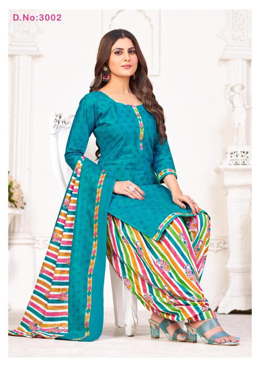 KIA PATIYALA READYMADE VOL 3 BY FASHION TAIK DESIGNER COTTON SALWAR SUIT WHOLESALER IN INDIA 1
