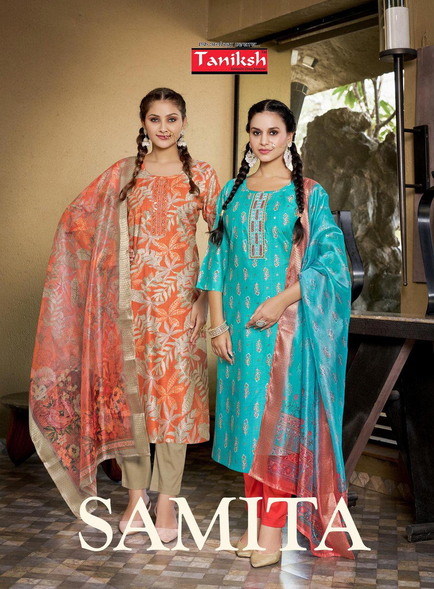 SAMITA VOL 1 BY TANIKSH DESIGNER SALWAR SUIT WHOLESALER IN INDIA 1