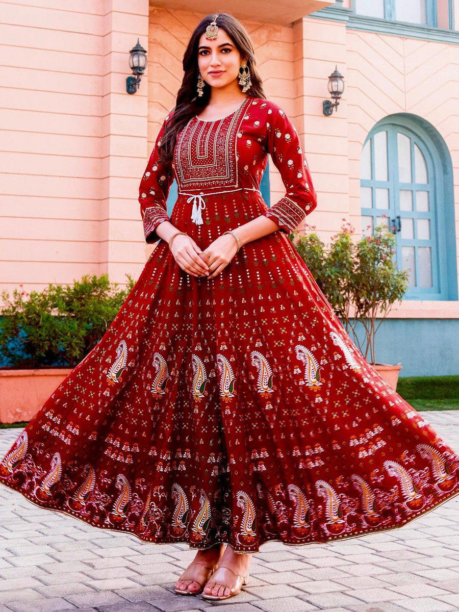 GLAM NX BY BLUEHILLS DESIGNER GOWN WHOLESALER IN INDIA 1