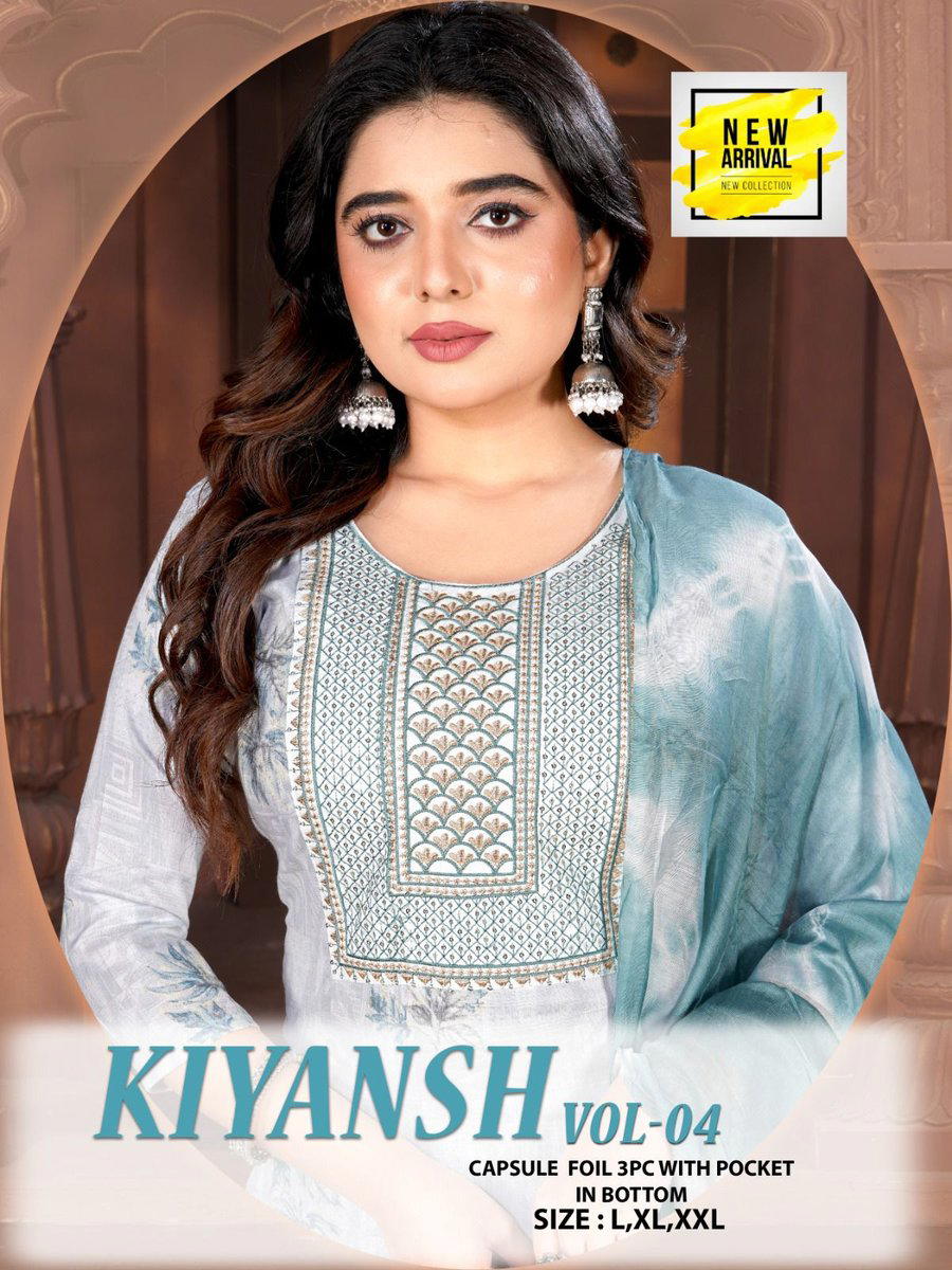 KIYANSH VOL 4 BY SAGAR IMPEX DESIGNER SALWAR SUIT WHOLESALER IN INDIA 1