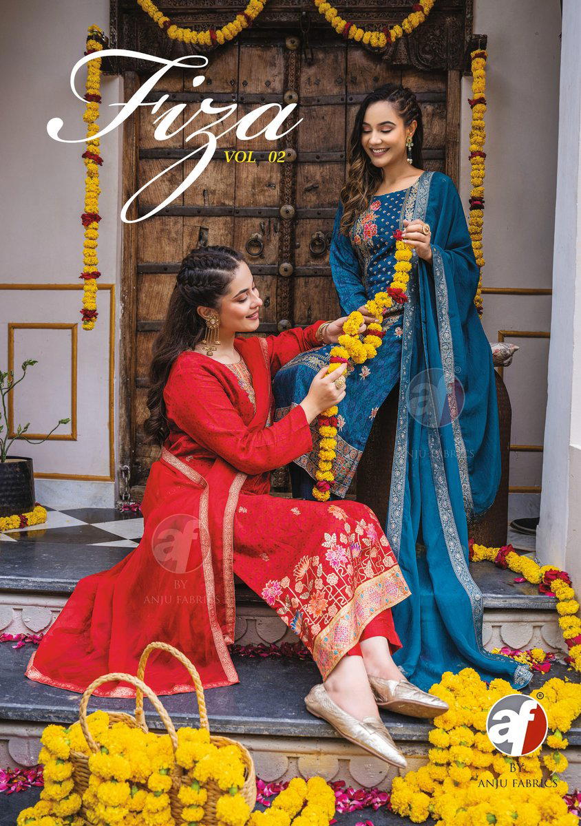 FIZA VOL 2 BY ANJU FABRICS DESIGNER SALWAR SUIT WHOLESALER IN INDIA 1