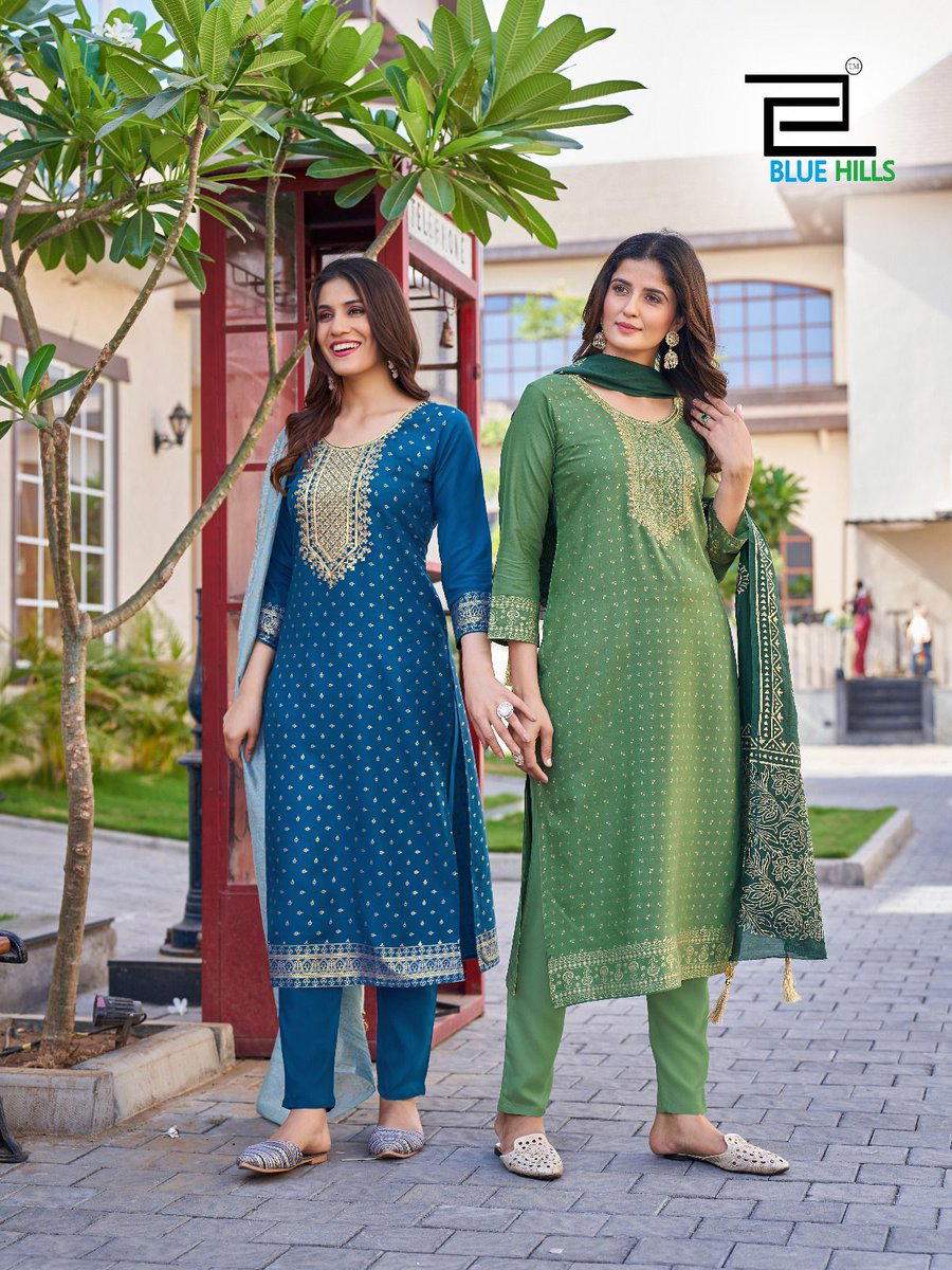 LIBAAS 2 BY BLUEHILLS DESIGNER SALWAR SUIT WHOLESALER IN INDIA 1