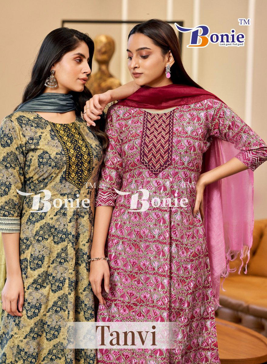 TANVI BY BONIE DESIGNER ANARKALI SALWAR SUIT WHOLESALER IN INDIA 1