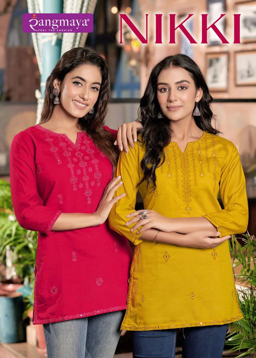 NIKKI BY RANGMAYA DESIGNER KURTI WHOLESALER IN INDIA 1