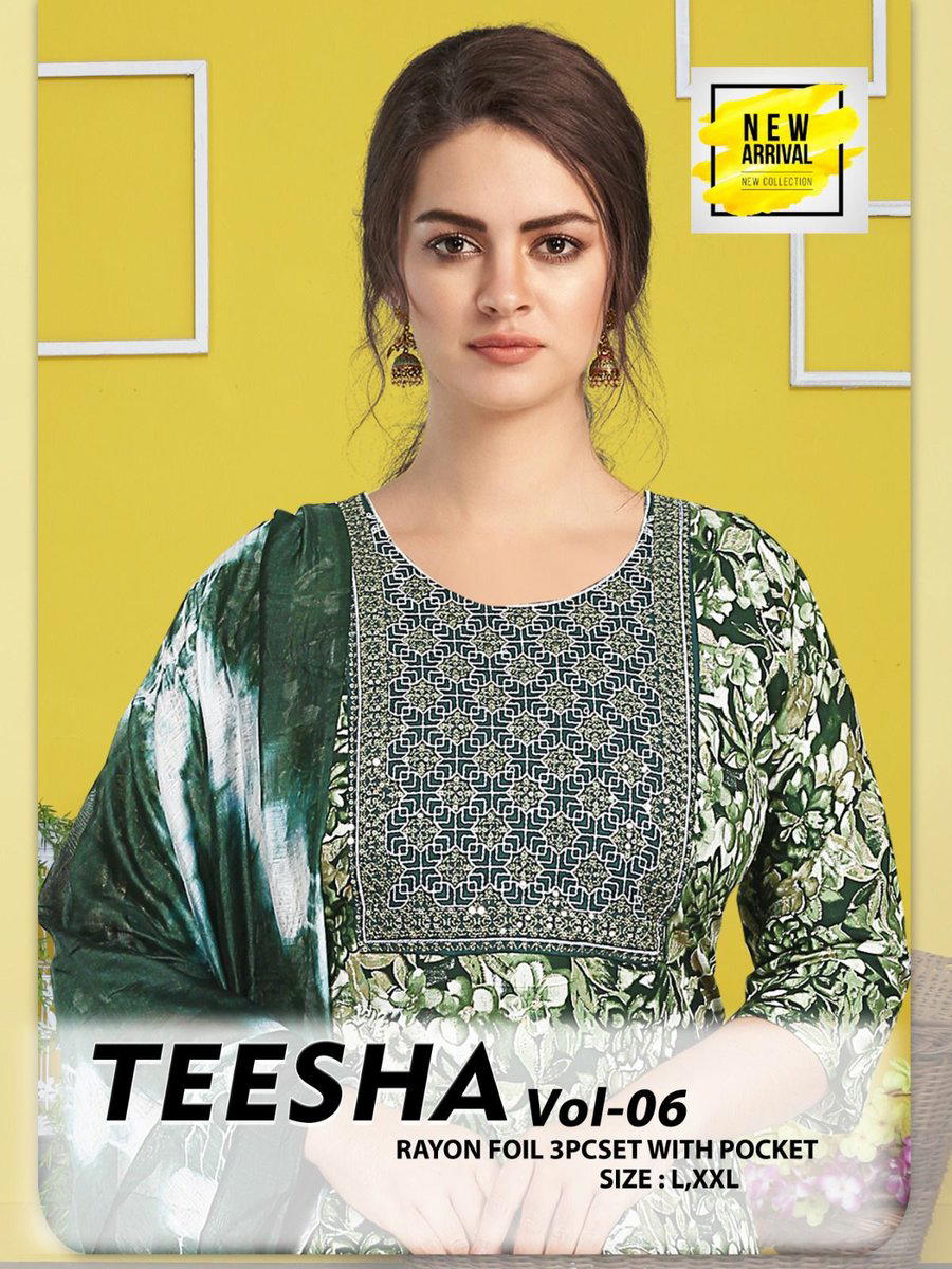 TEESHA VOL 8 BY FASHION TALK DESIGNER SALWAR SUIT WHOLESALER IN INDIA 1