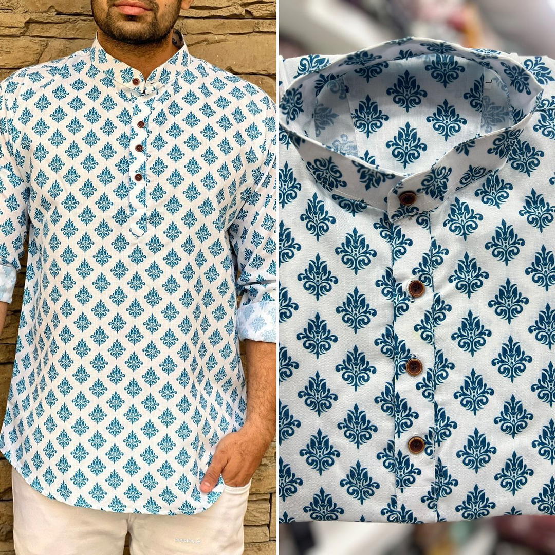 LEO BY BLUEHILLS DESIGNER COTTON SHORT KURTA WHOLESALER IN SURAT 1