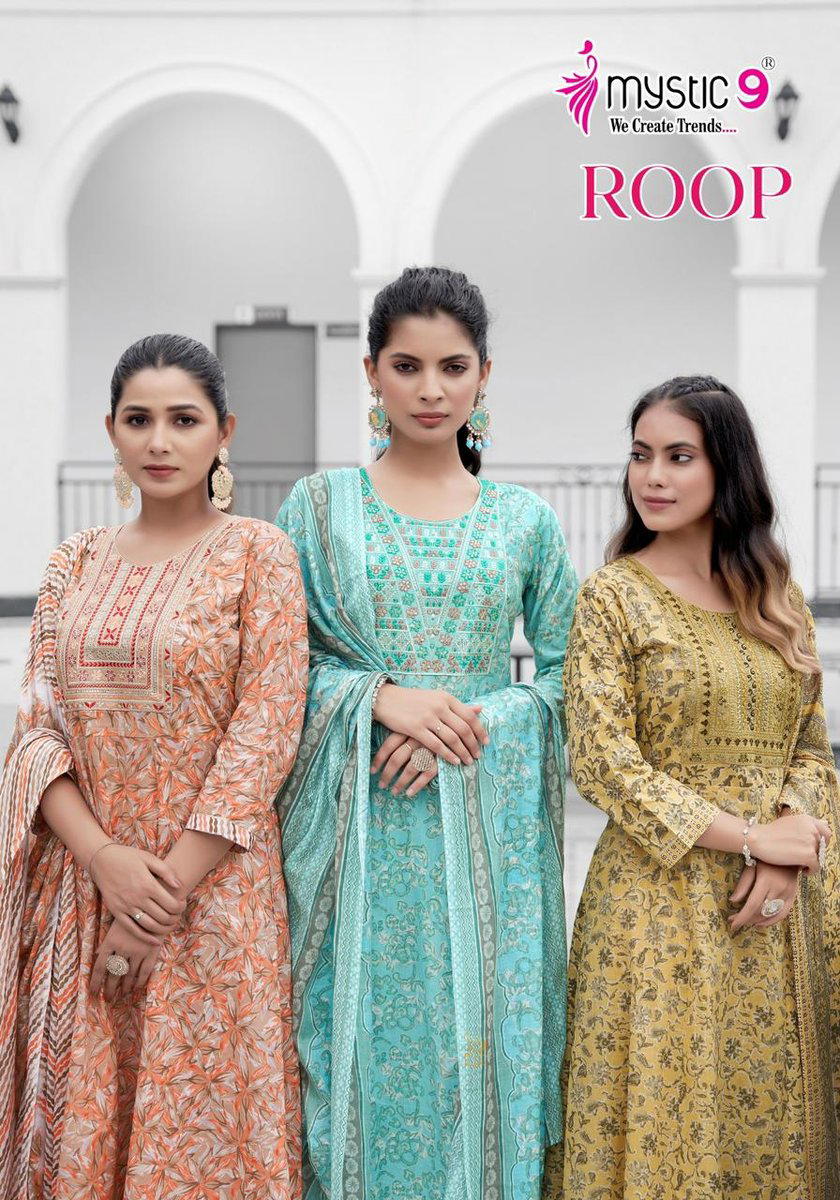 ROOP VOL 1 BY MYSTIC 9 DESIGNER SALWAR SUIT WHOLESALER IN INDIA 1