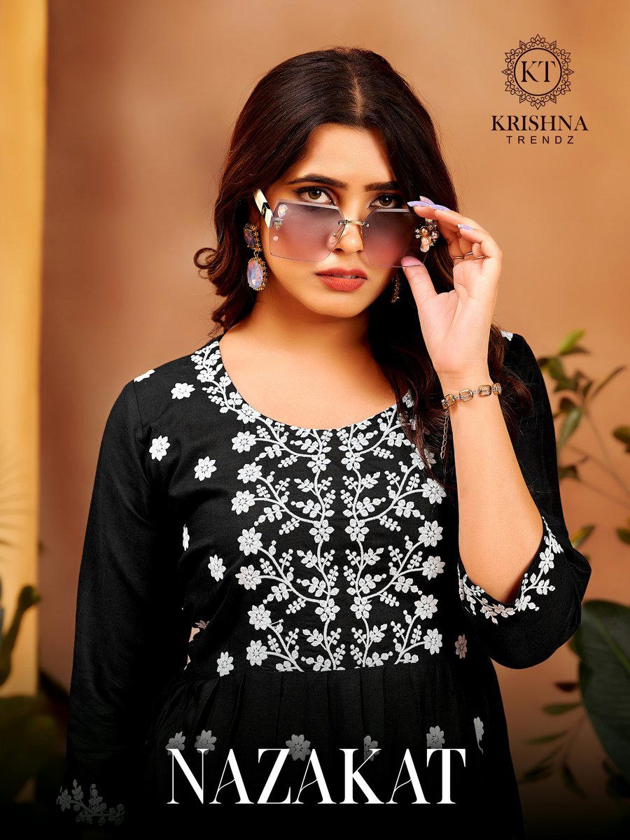 NAZAKAT VOL 1 BY KRISHNA TRENDZ DESIGNER SHORT TOP WHOLESALER IN SURAT 1