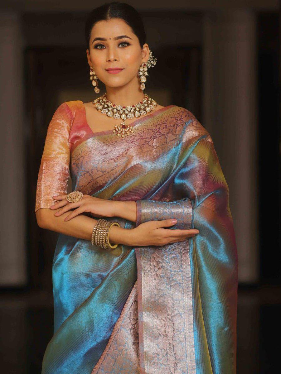 CM 795 BY SAGAR IMPEX WEAVING SILK SAREE WHOLESALER IN INDIA 1