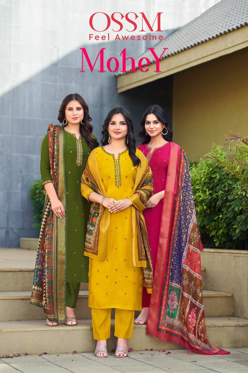 MOHEY BY OSSM DESIGNER SILK SALWAR SUIT WHOLESALER IN INDIA 1