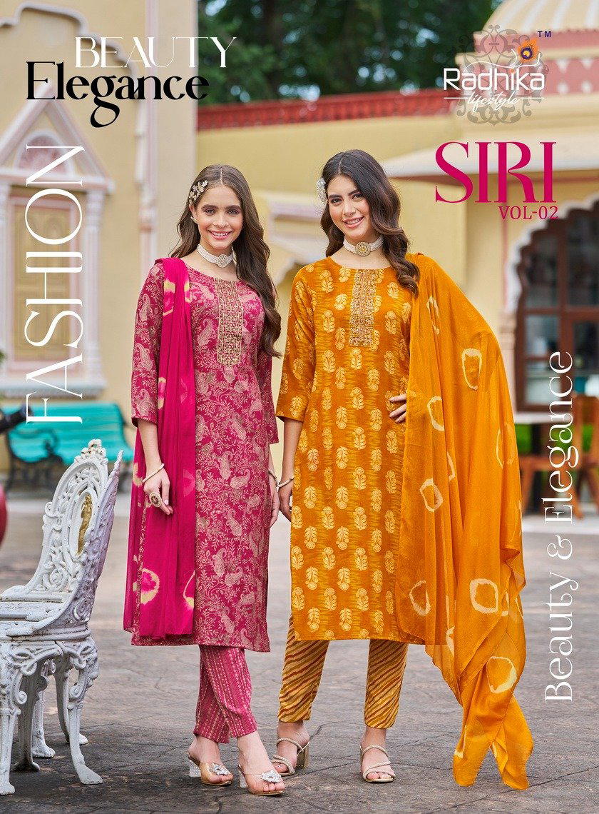 SIRI VOL 2 BY RADHIKA LIFESTYLE DESIGNER SALWAR SUIT WHOLESALER IN INDIA 1