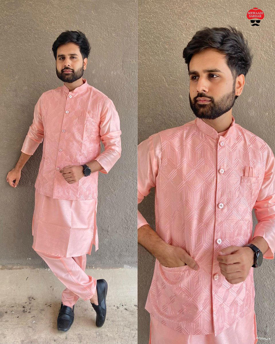 MANYAVAR 7 BY BLUEHILLS DESIGNER KURTA AND PYJAMA WHOLESALER IN INDIA 1
