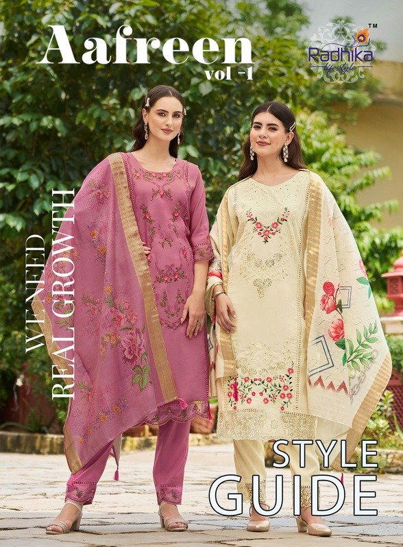 AAFREEN VOL 1 BY RADHIKA LIFESTYLE DESIGNER SALWAR SUIT WHOLESALER IN INDIA 1