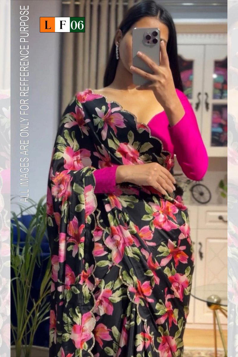 DN LF 6 BY SAGAR IMPEX DESIGNER GEORGEET SAREE WHOLESALER IN SURAT 1