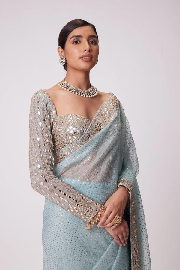 DF 3431 BY DF DESIGNER GEORGETTE SAREE WHOLESALER IN INDIA