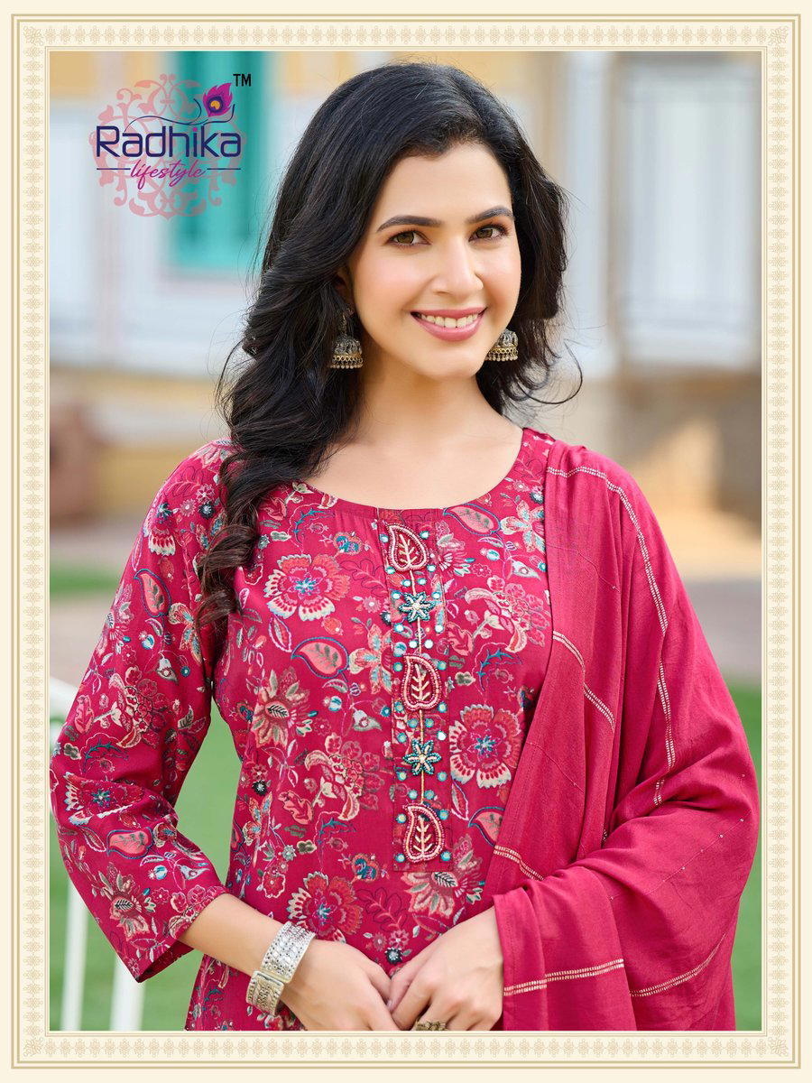 SATRANGI VOL 6 BY RADHIKA LIFESTYLE DESIGNER SALWAR SUIT WHOLESALER IN INDIA 1