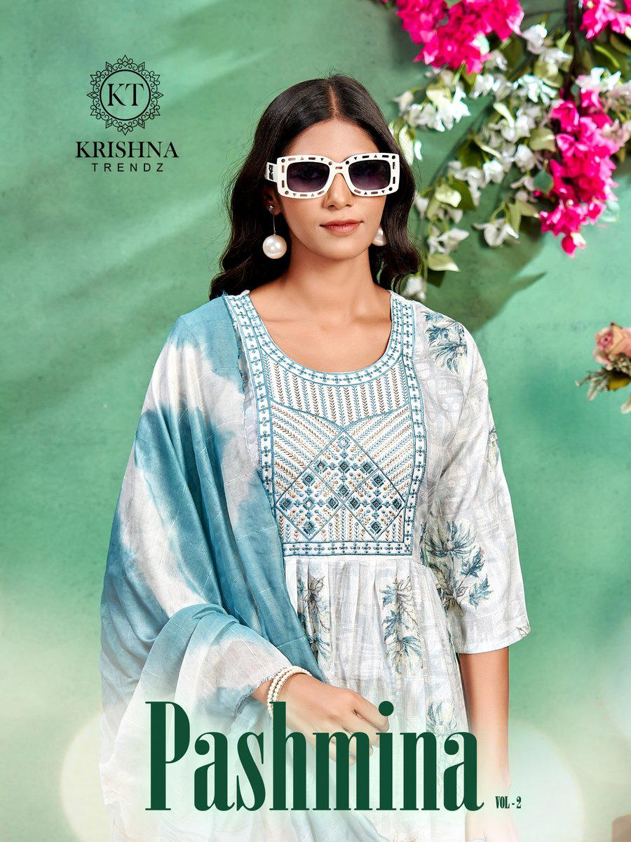 PASHMINA Vol 2 BY KRISHNA TRENDS DESIGNER SALWAR SUIT WHOLESALER IN INDIA 1