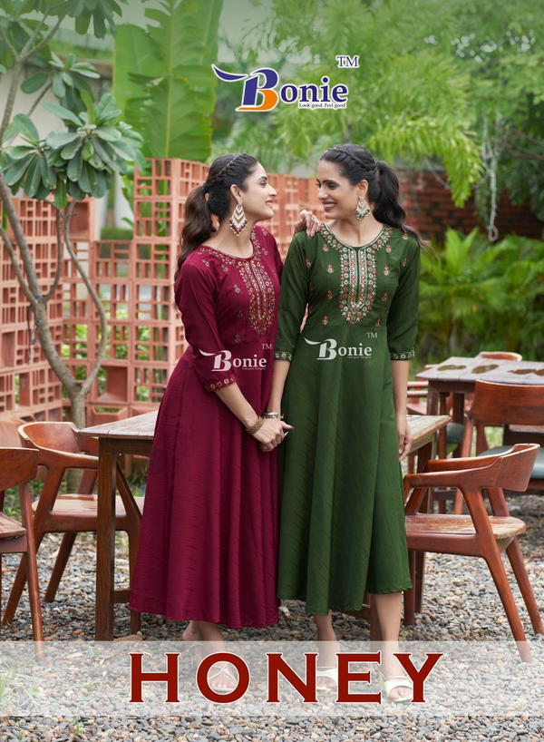 HONEY BY BONIE FANCY GHERA KURTIE WHOLESALER IN INDIA