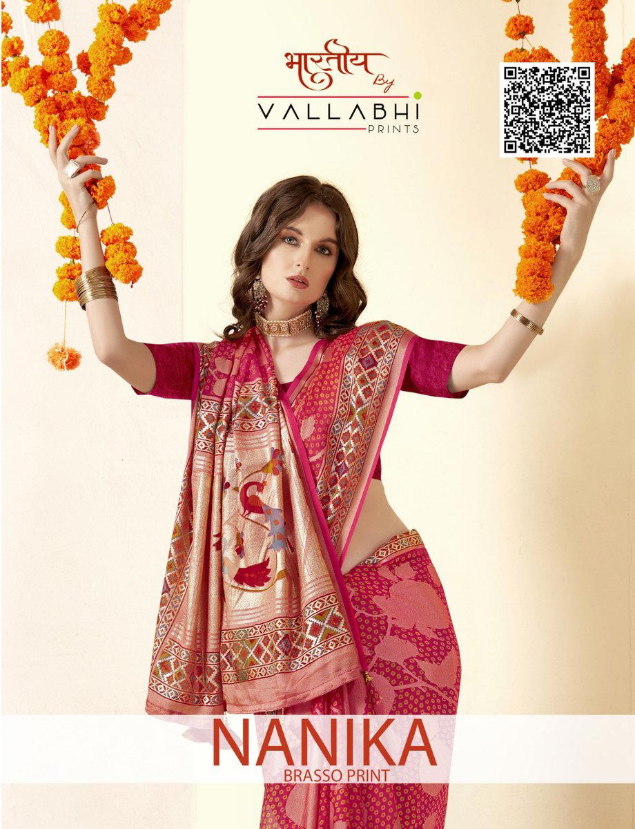 NANIKA BY VALLABHI PRINTS DESIGNER SAREE WHOLESALER IN GUJARAT 1