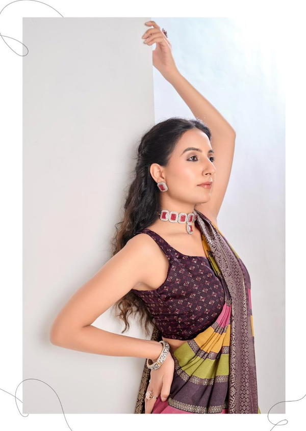AJNABEE VOL 17 BY KASHVI CREATION DESIGNER SAREE WHOLESALER IN GUJARAT
