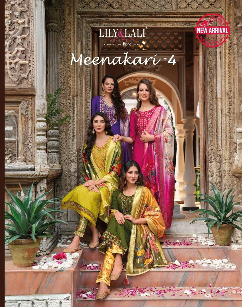 Meenakari Vol 4 BY LILY & LALI DESIGNER SALWAR SUIT WHOLESALER IN INDIA 1