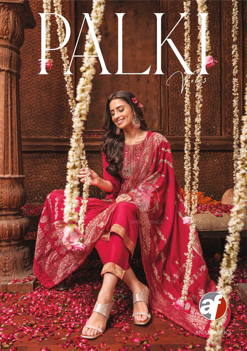 PALKI VOL 3 BY ANJU FABRIC DESIGNER SALWAR SUIT WHOLESALER IN INDIA 1
